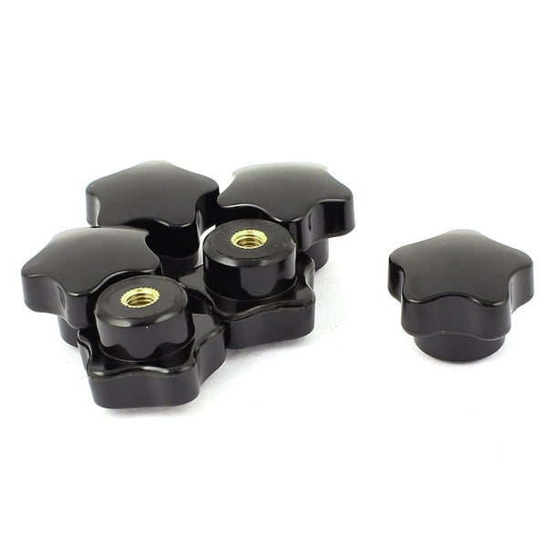 M6 Female Thread 32mm Star Shaped Head Clamping Nuts Knob 10 Pcs M6 Female Thread 32mm Star Shaped Head Clamping Nuts Knob 10 Pcs